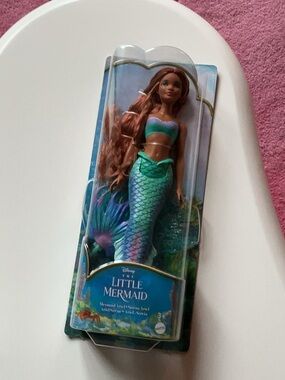 Disney Ariel Mermaid Doll - Teal, Purple & Aqua Tail halle Bailey black doll